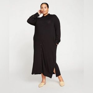 Universal Standard Sally Liquid Jersey Shirt Dress